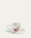Seletti Kintsugi N2 Porcelain Coffee Cup And Saucer