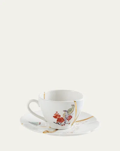 SELETTI KINTSUGI NO. 2 COFFEE CUP & SAUCER