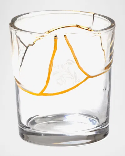 Seletti Kintsugi No. 3 Glass, 11 Oz. In Multi