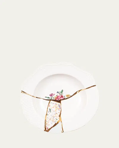 Seletti Kintsugi No. 3 Soup Bowl In White