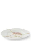 Seletti Kintsugi Plates Multicolor In White