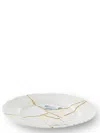 Seletti Kintsugi Plates Multicolor In White