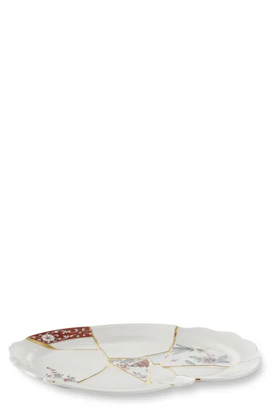 Seletti 'kintsugi' Tray In Multi