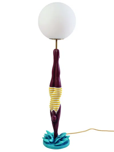 SELETTI LADY DIVER GIALLO LAMPS MULTICOLOR