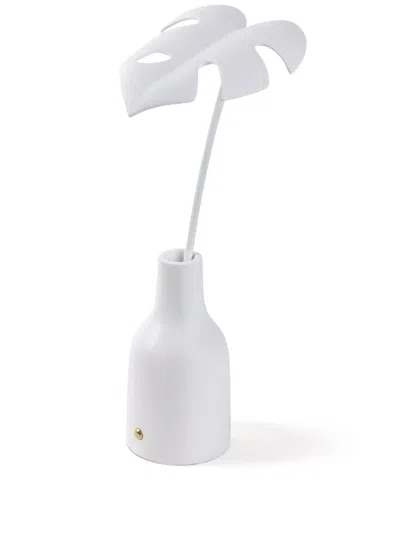 Seletti Leaf Portable Table Lamp In White