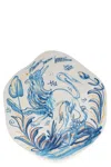 Seletti Soup Leone Asymmetric-design Plate In Blue