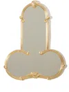 Seletti Liberty Man Frame Mirror In Gold