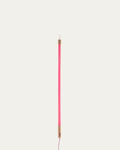 Seletti Linea 53" Led Lamp In Fucsia