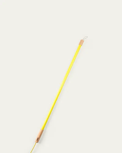 Seletti Linea 53" Led Lamp In Yellow