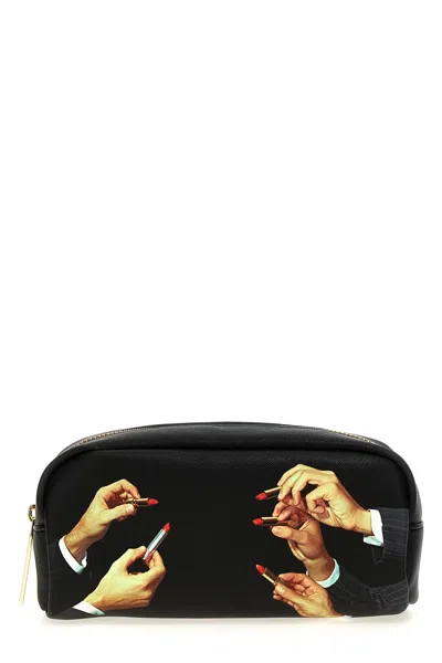 Seletti 'lipstick' Beauty Case Silk X Toiletpaper