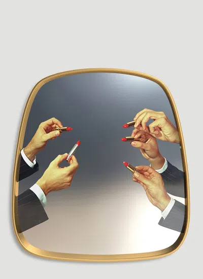 Seletti Lipsticks Mirror In Transparent
