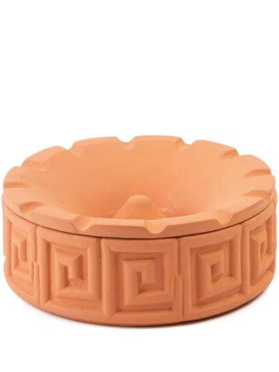 Seletti Magna Graecia Ashtray In Orange