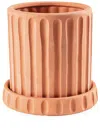 Seletti Magna Graecia Dorico Vase In Orange