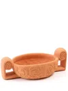 Seletti Magna Graecia Terracotta Vase In Orange