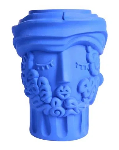 Seletti Magna Graecia Vase Bright Blue Size - Terracotta