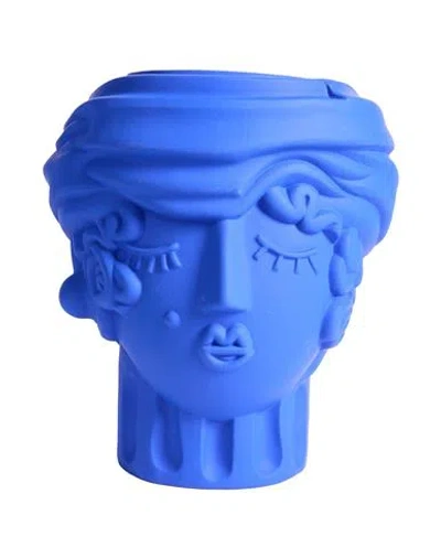 Seletti Magna Graecia Vase Bright Blue Size - Terracotta