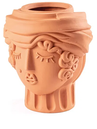 Seletti Magna Graecia Vase In Brown