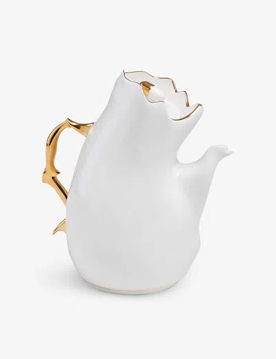 Seletti X Jordanluca Meltdown Porcelain Teapot In White