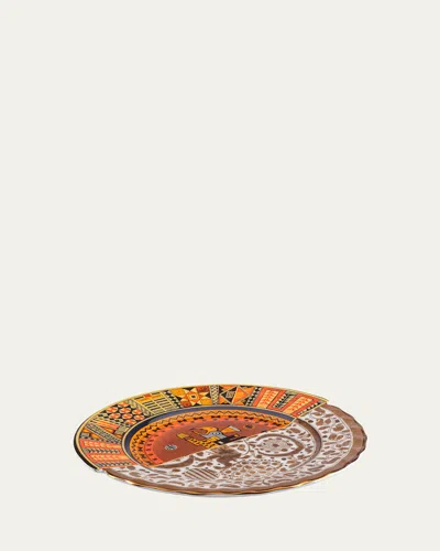 Seletti Mitla Hybrid Dinner Plate In Multi