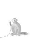 Seletti Monkey Sitting Lamp In White