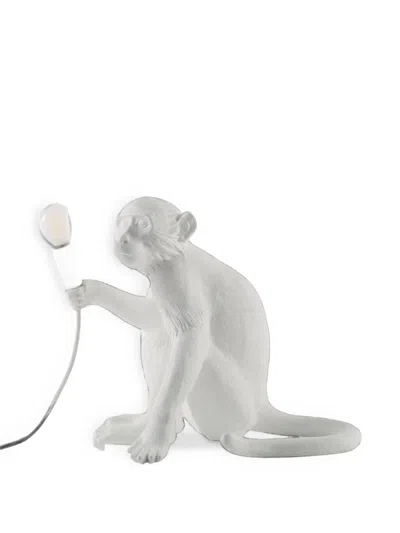 Seletti Monkey Table Lamp In White