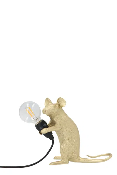 Seletti 'mouse Lamp Mac Gold' Lamp