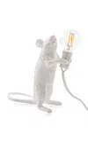Seletti Standing Mouse Lamp In White