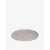 Seletti Newlithic Porcelain Side Plate 20cm In Gray