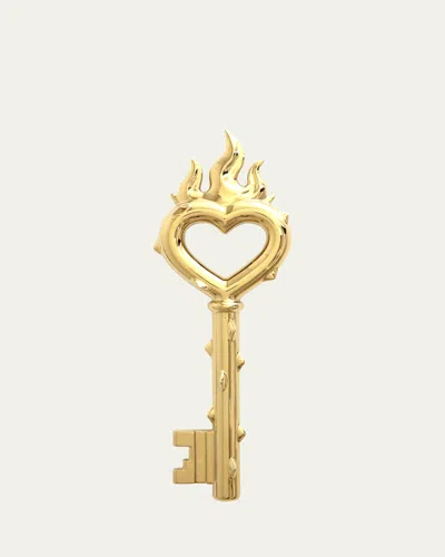 Seletti Passion Key Decorative Object In Gold