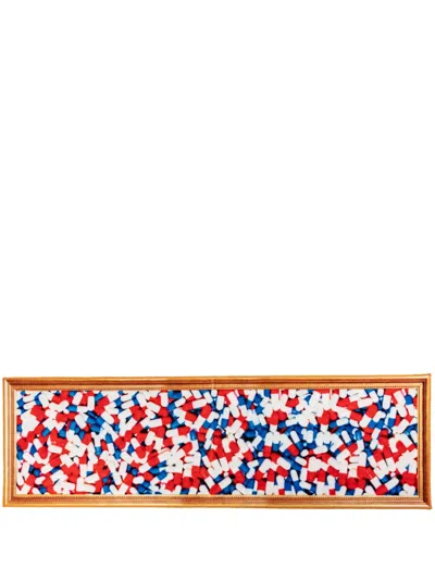 Seletti Pills Graphic-print Mat (200x60cm) In Multicolour