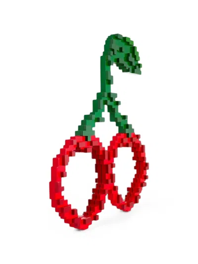 Seletti Pixel Cherry Mirror In Red