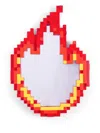 Seletti Pixel Mirror In Red