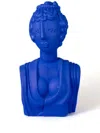 Seletti "poppea" Bust In Terracotta In Blue