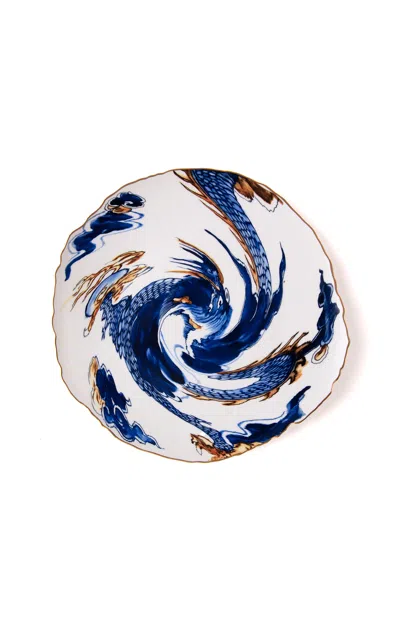 Seletti Porcelain Dinner Plate "classic On Acid" In Multi
