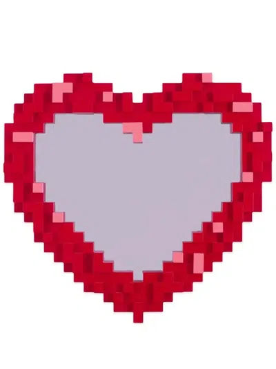 Seletti Red Pixel Mirror