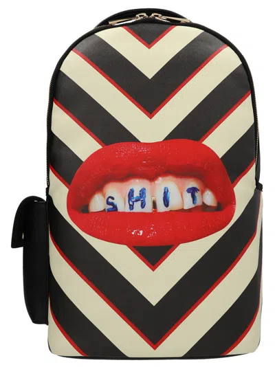 Seletti Regimeenta Shit Backpacks & Travels Black