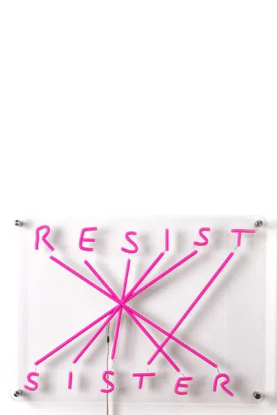 Seletti 'resist Sister' Led Lamp In Pink
