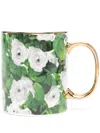 Seletti Roses Porcelain Mug In Green
