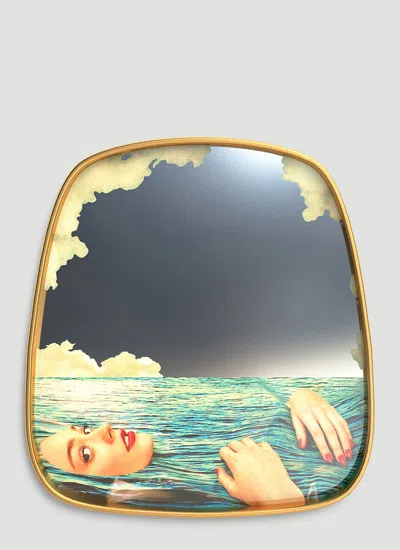 Seletti Sea Girl Mirror In Gold