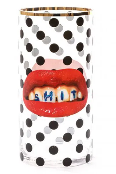 Seletti 'shit Pois' Semen X Toiletpaper Vase