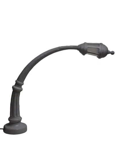 Seletti 'sidonia' Curved Lamp In Grau