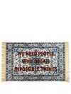 Seletti Slogan-print Burnt Carpet (120cm X 80cm) In Red