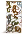 Seletti Snakes Large Glass Vase In Neutrals