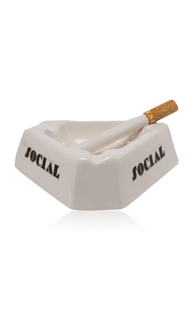 Seletti Social Smoker Centerpiece By Diesel Living In White