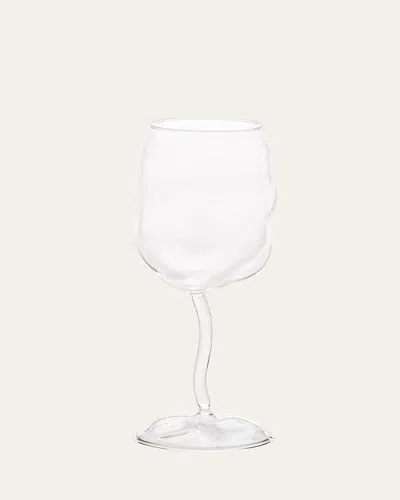 Seletti Sonny Wine Glasses, Set Of 4 In White