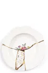 Seletti Soup Plate 'kintsugi' ⌀ 22 Cm In Multi