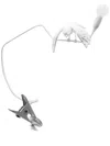 Seletti Sparrow-taking-off Table Lamp In White