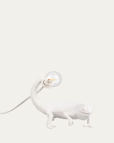 Seletti Still Chameleon Lamp In White