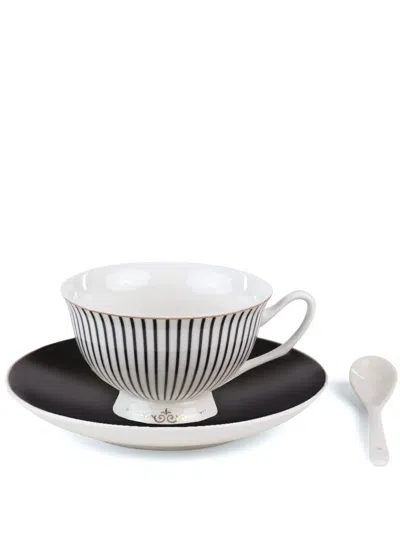Seletti Tarin Striped Tea Cup In White