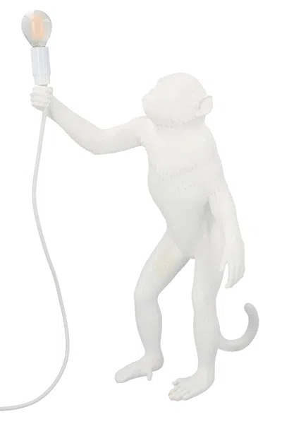 Seletti 'the Monkey Lamp' Lamp In White